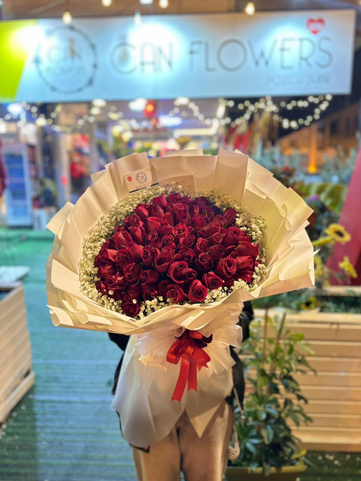 Mersin Dev Gül Buketi - Can Flowers